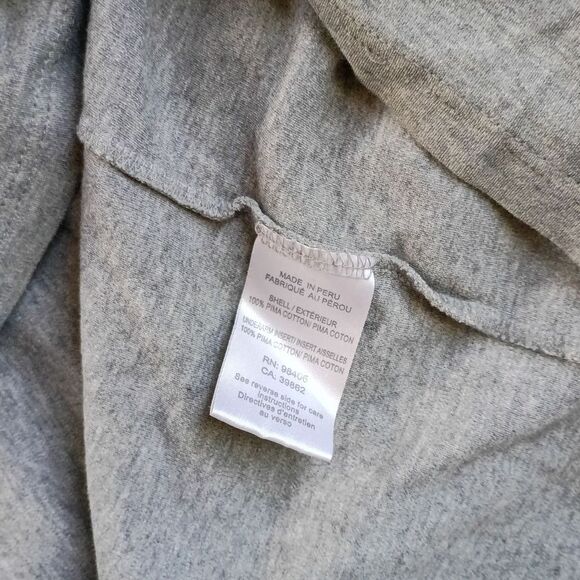 Theory Caneil Cotton Sleeveless Gray Dress Drawstring Waist Size Small womens - Picture 5 of 5